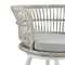 Manhattan Comfort Monaco Rope Wicker 3-Piece Patio Conversation Set with Cushions in Grey OD-CV013-GY - alternate 7